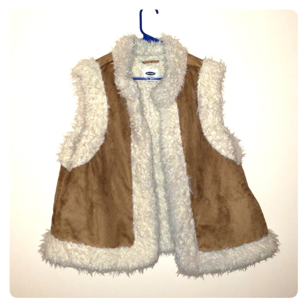 OLD NAVY Faux fur vest XXL